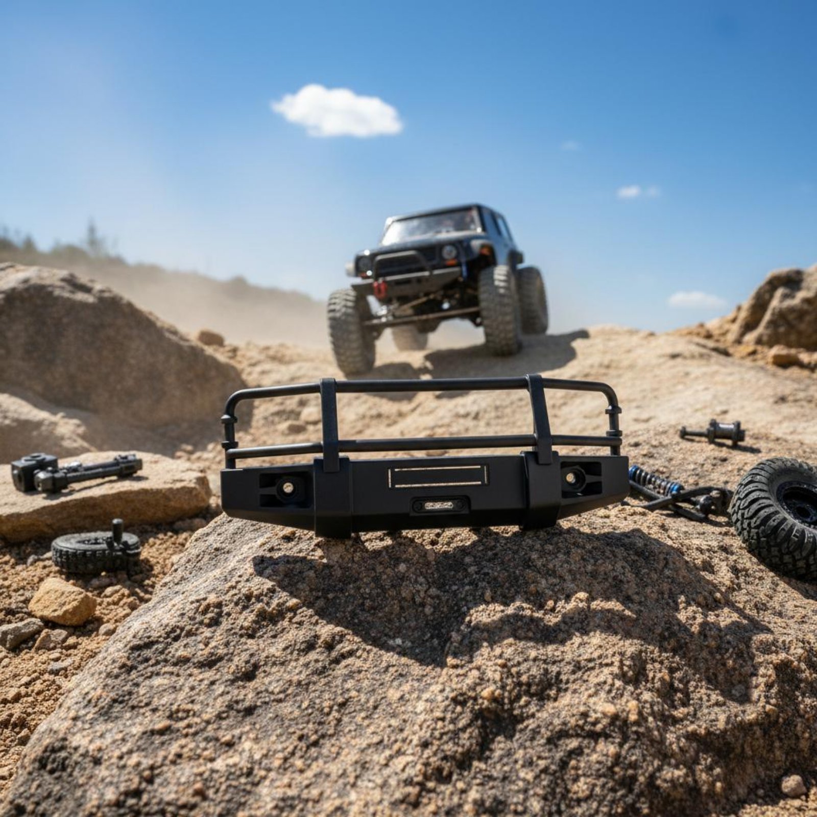 Shock Absorber Rc - Pare-chocs avant pour RC Crawler, pièce