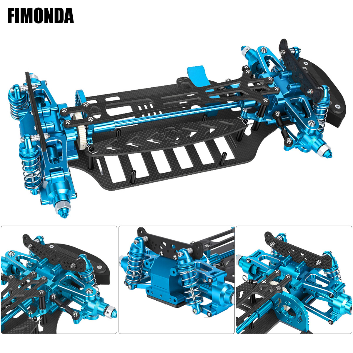 Shock Absorber Rc - Kit de châssis en aluminium et