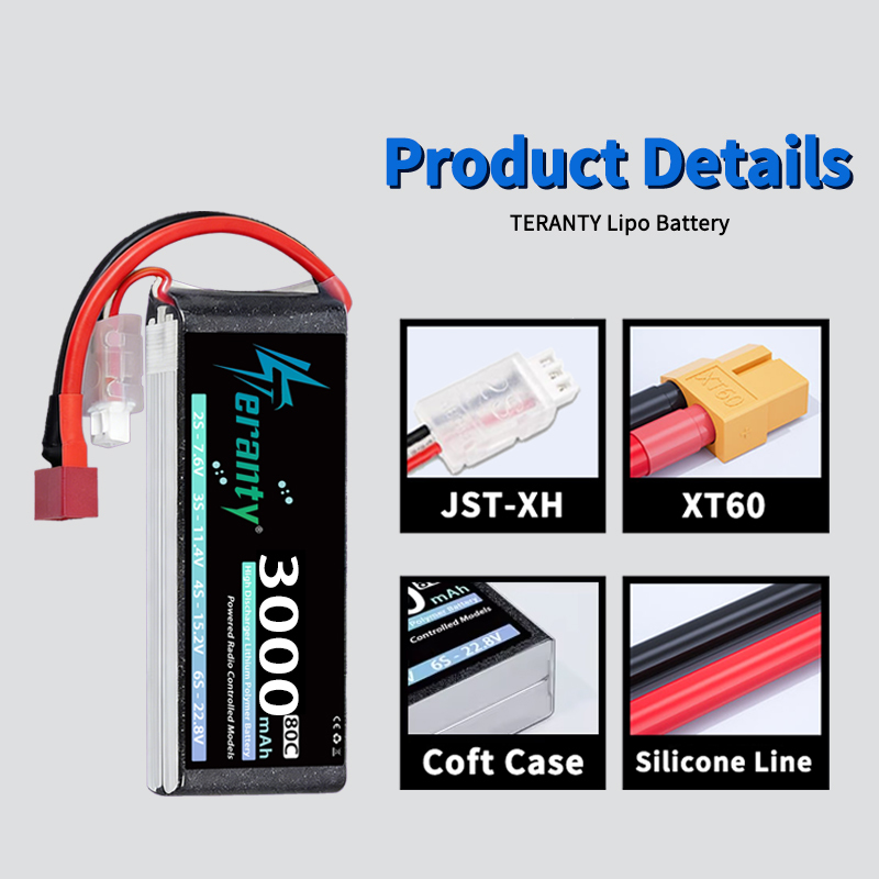 Batterie Lipo TERANTY 2S 3000m - Rc Hobby Grade Car avis et prix