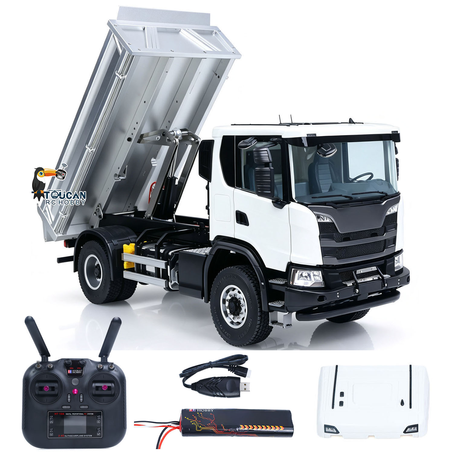 Camion benne télécommandé 4x4  - Rc Hobby Dump Truck avis et prix